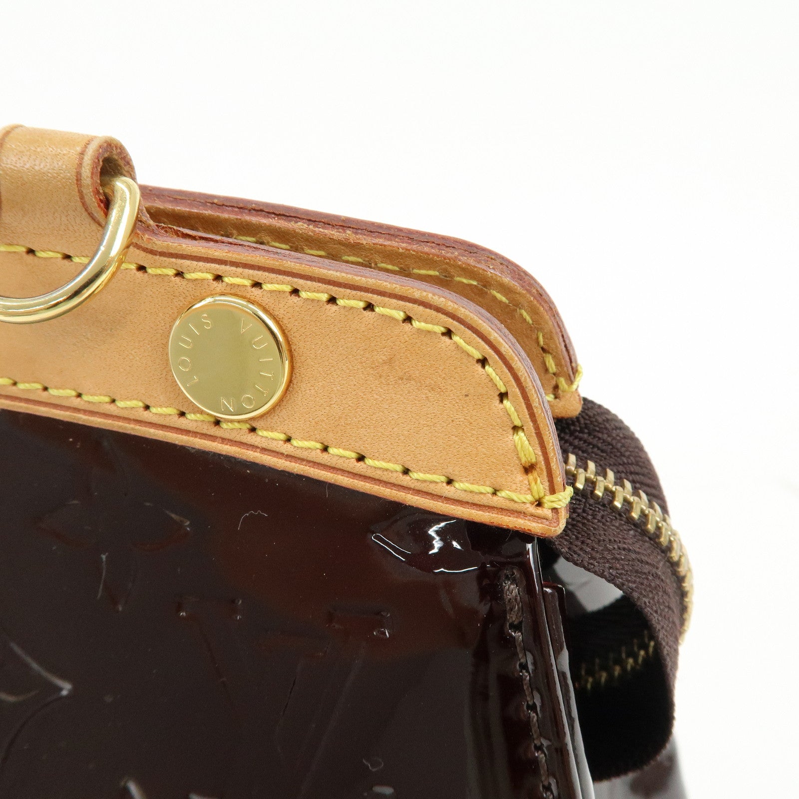 Louis Vuitton Monogram Vernis Brea MM 2Way Shoulder Bag Amarante M91619