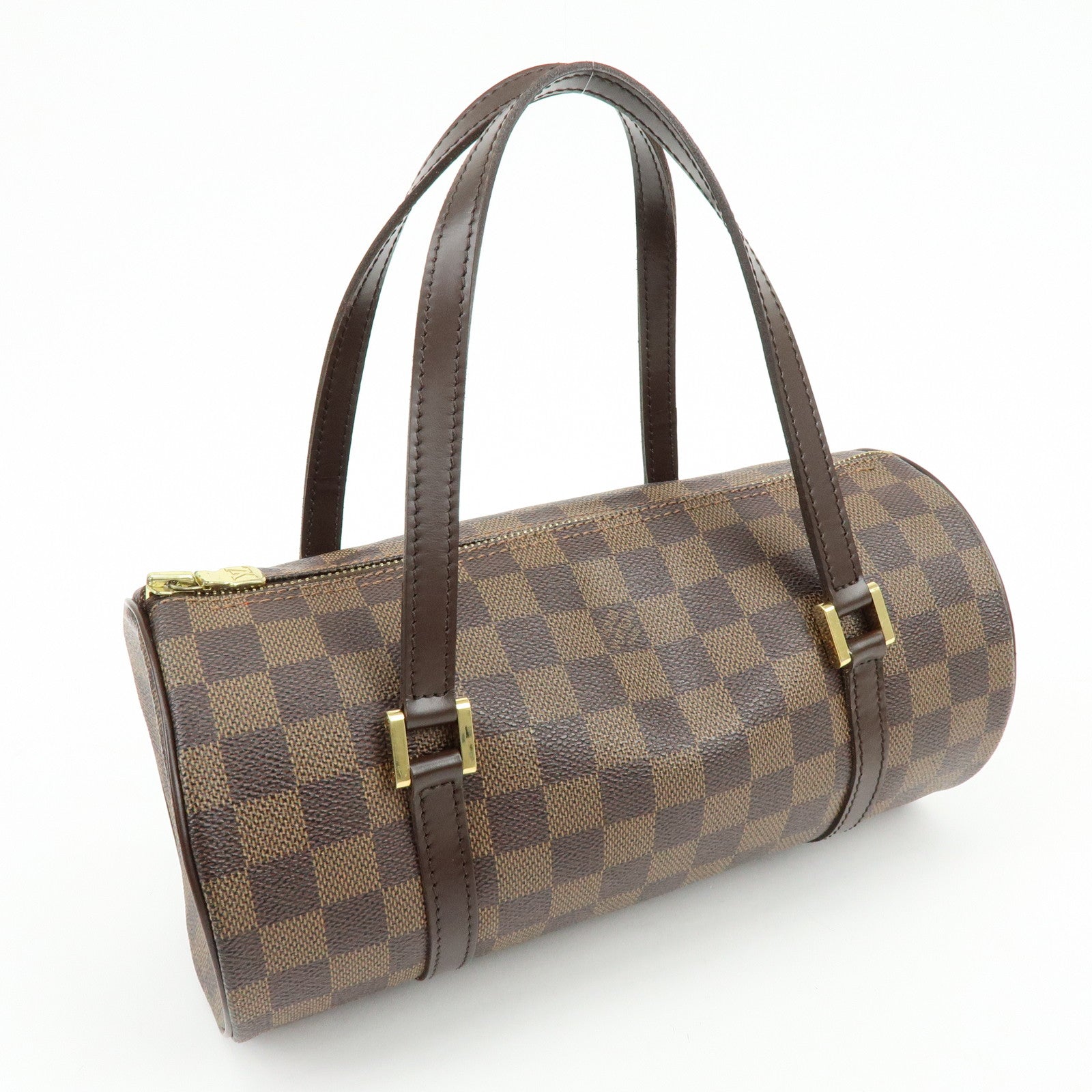 Louis Vuitton Damier Ebene Papillon 26 Hand Bag Brown N51304