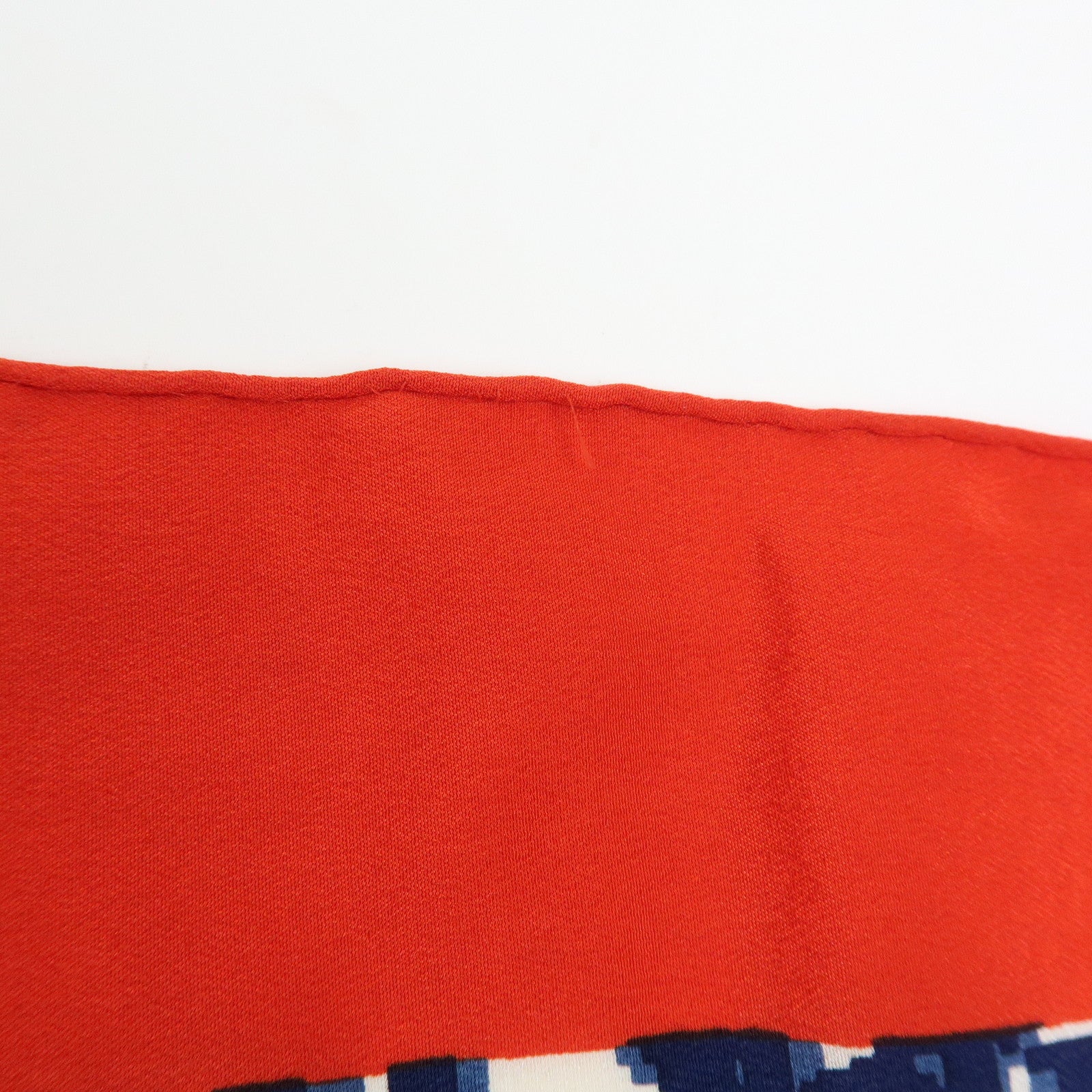 Christian Dior Trotter Silk100% Scarf Shawl Navy Red