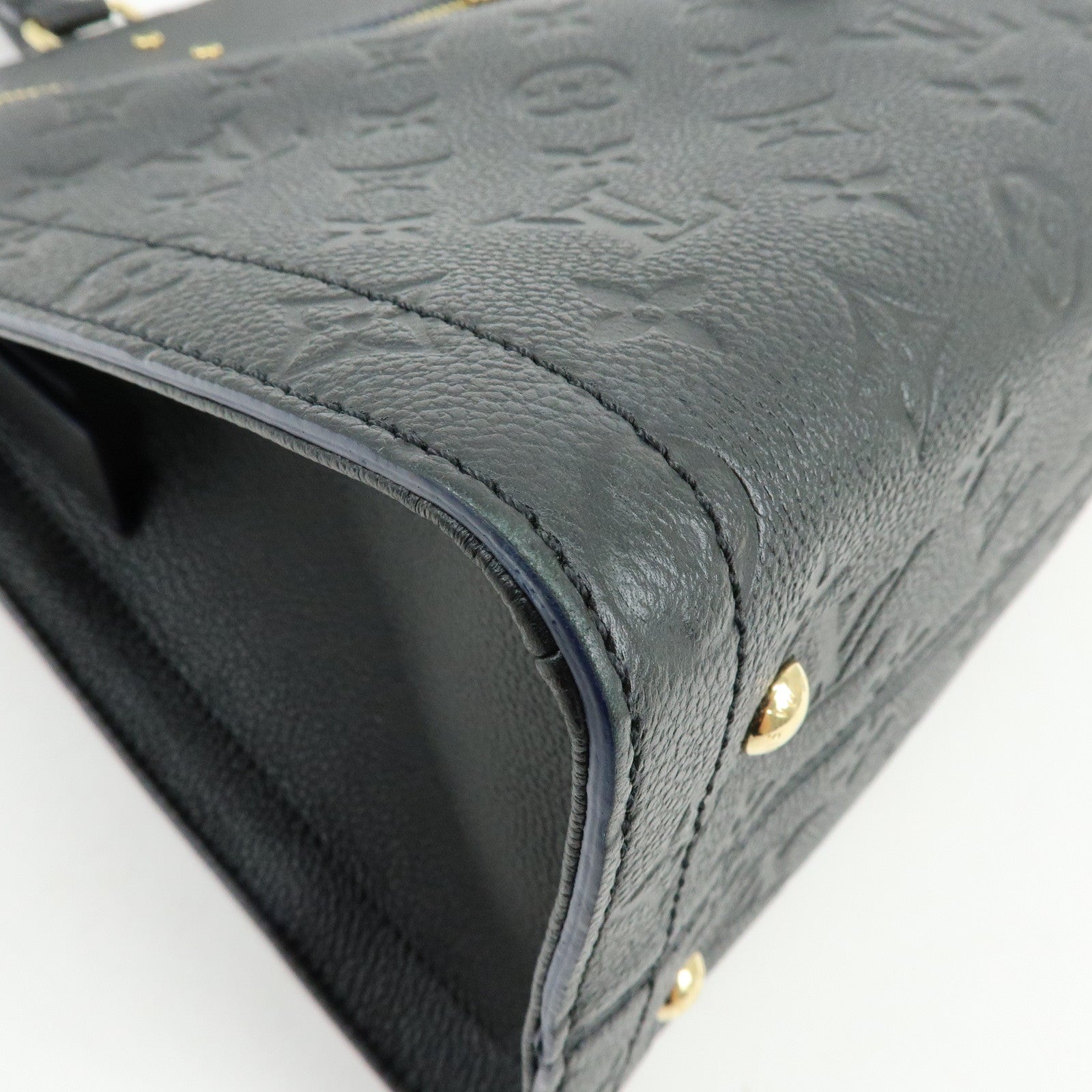 Louis Vuitton Monogram Empreinte Three PM 2Way Bag Noir M54273