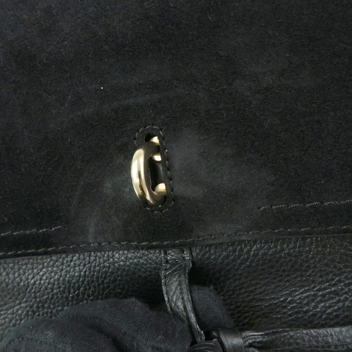 Chloe See By Chloe Joan Suede Leather 2Way Bag Shoulder Bag Black