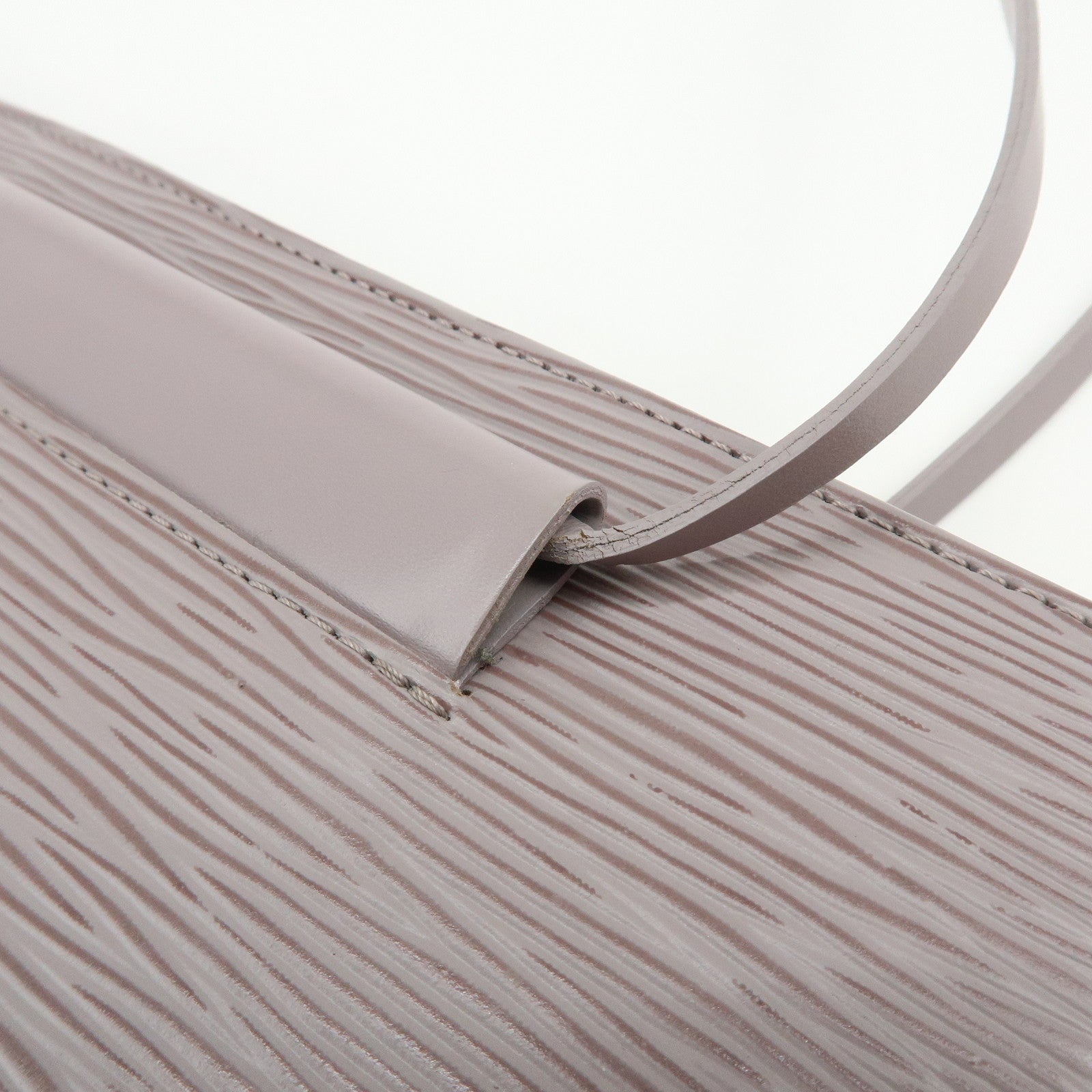 Louis Vuitton Epi Leather Saint Tropez Shoulder Bag Lilac M5246B