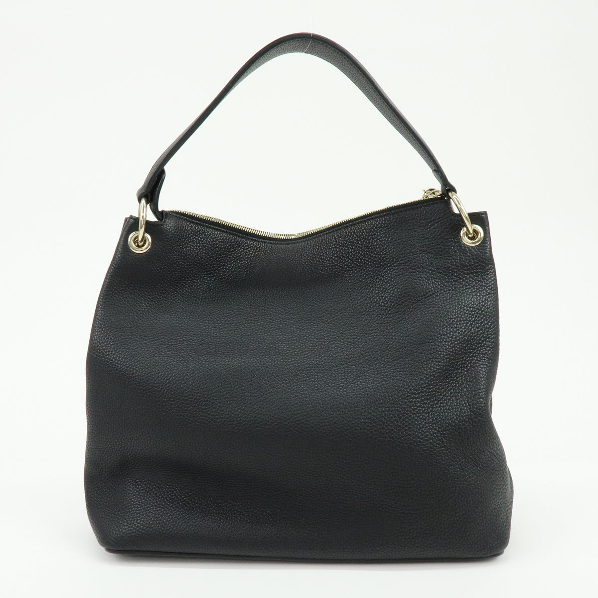 GUCCI SOHO Interlocking G Leather 2Way Bag Shoulder Bag Black 408825