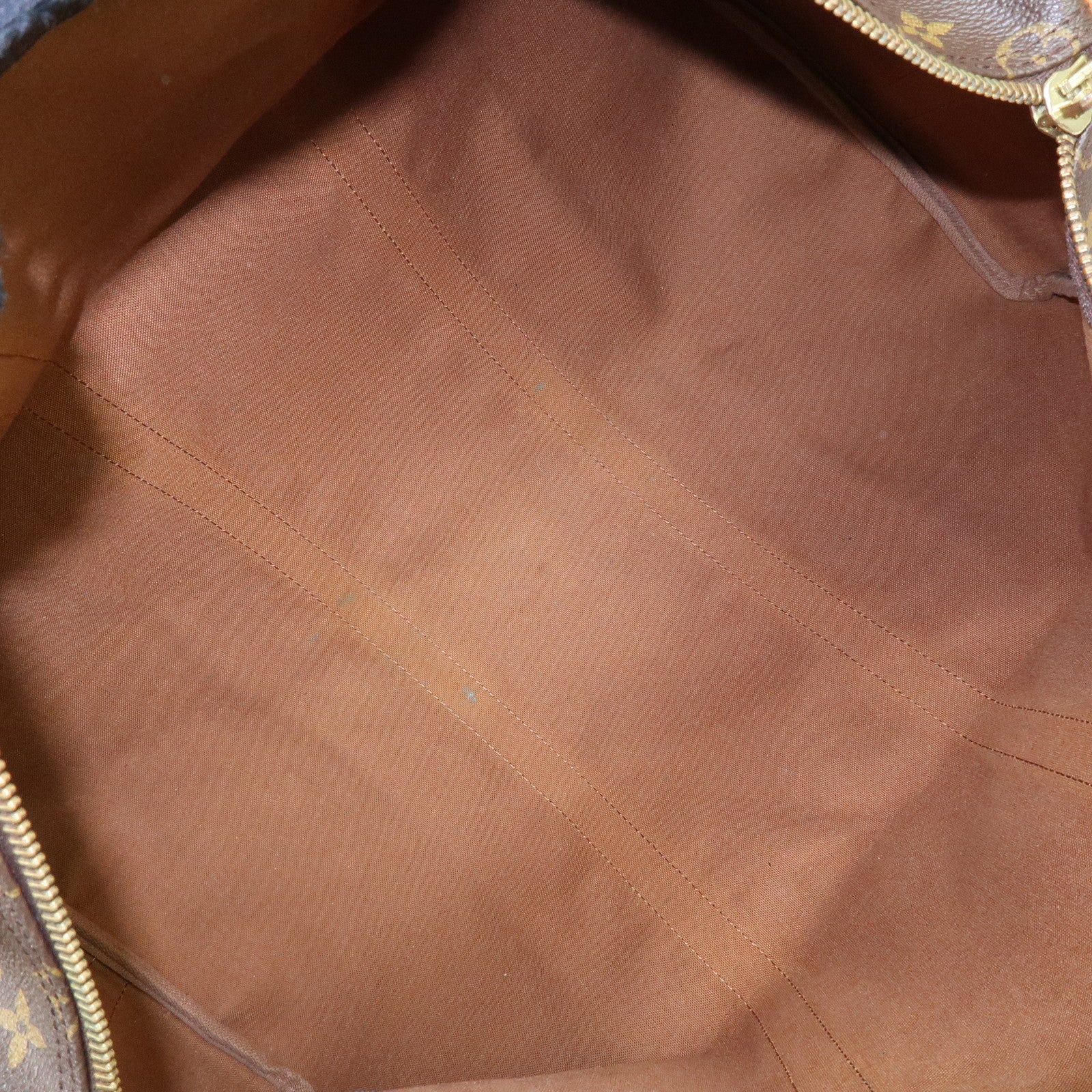 Louis Vuitton Monogram Keep All Bandouliere 50 Boston Bag Brown M41416
