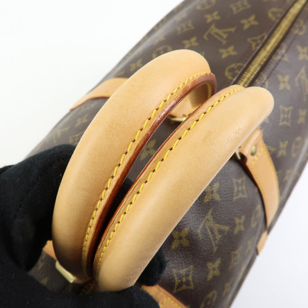 Louis Vuitton Monogram Keep All Bandouliere 55 Boston Bag M41414