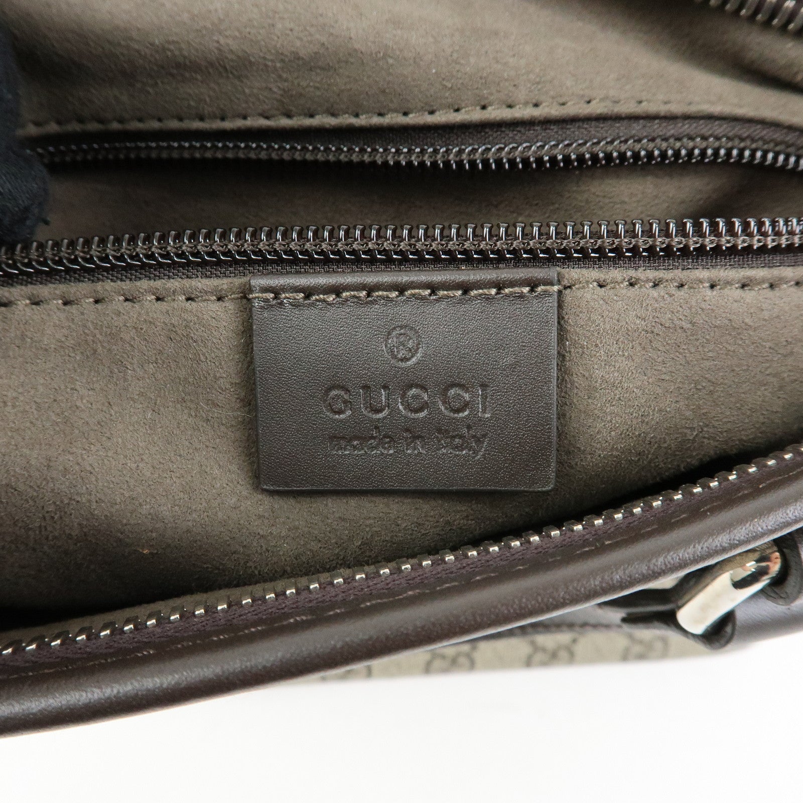 GUCCI GG Supreme 2Way Bag Hand Bag Shoulder Bag Beige Brown 429019