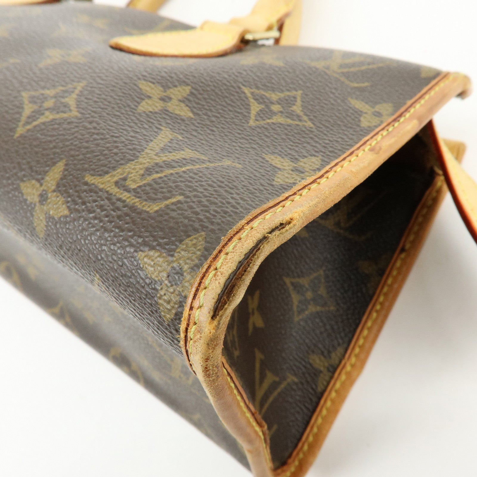 Louis Vuitton Monogram Canvas Popincourt Hand Bag Brown M40009