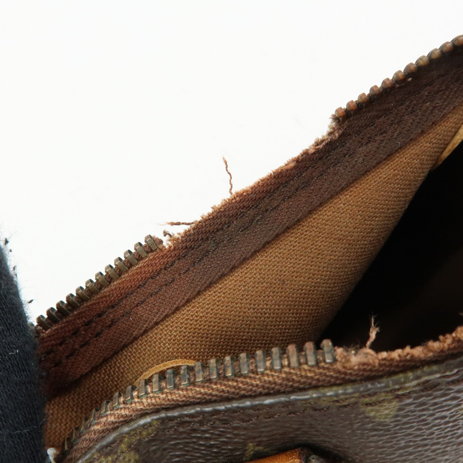 Louis Vuitton Monogram Mini Speedy Hand Bag & Strap Brown M41534