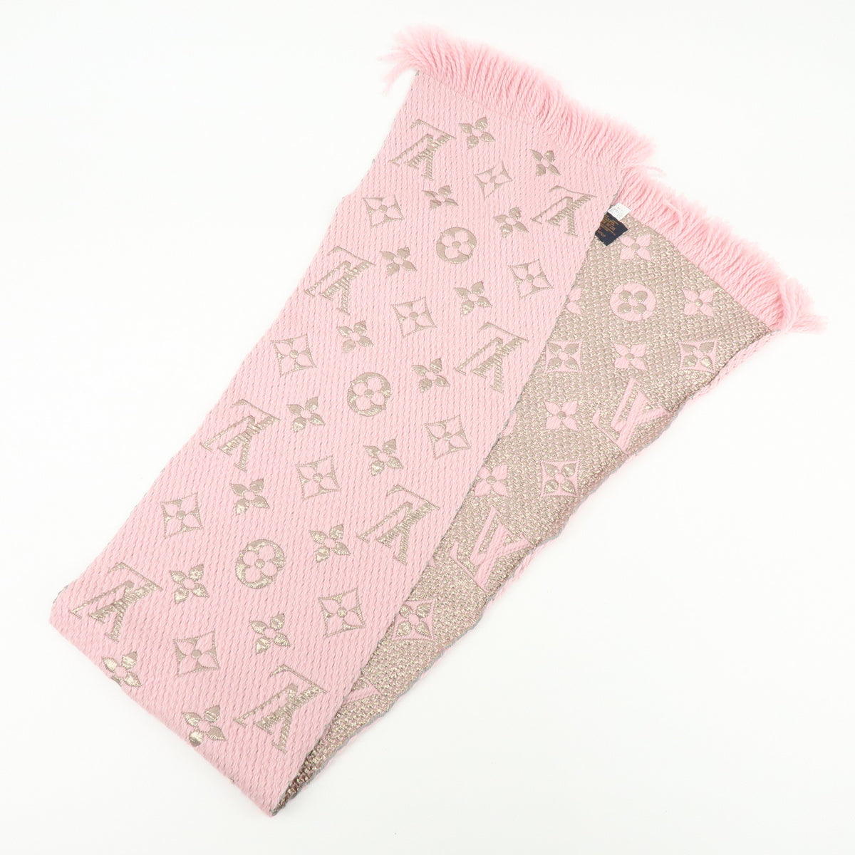 Louis Vuitton Echarpe Logomania Shine Wool Silk polyester Scarf M60466