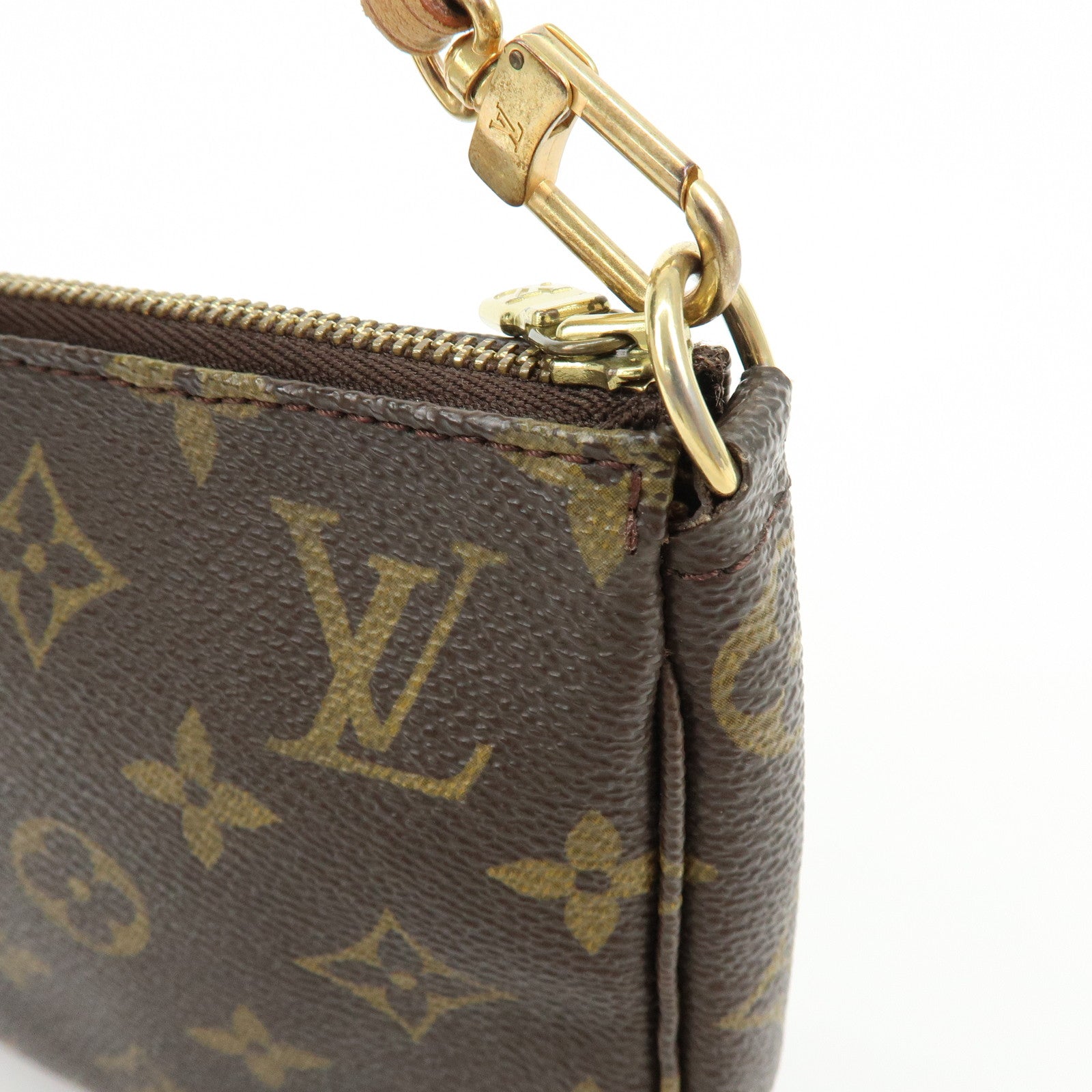Louis Vuitton Monogram Pochette Accessoires Pouch Hand Bag M51980