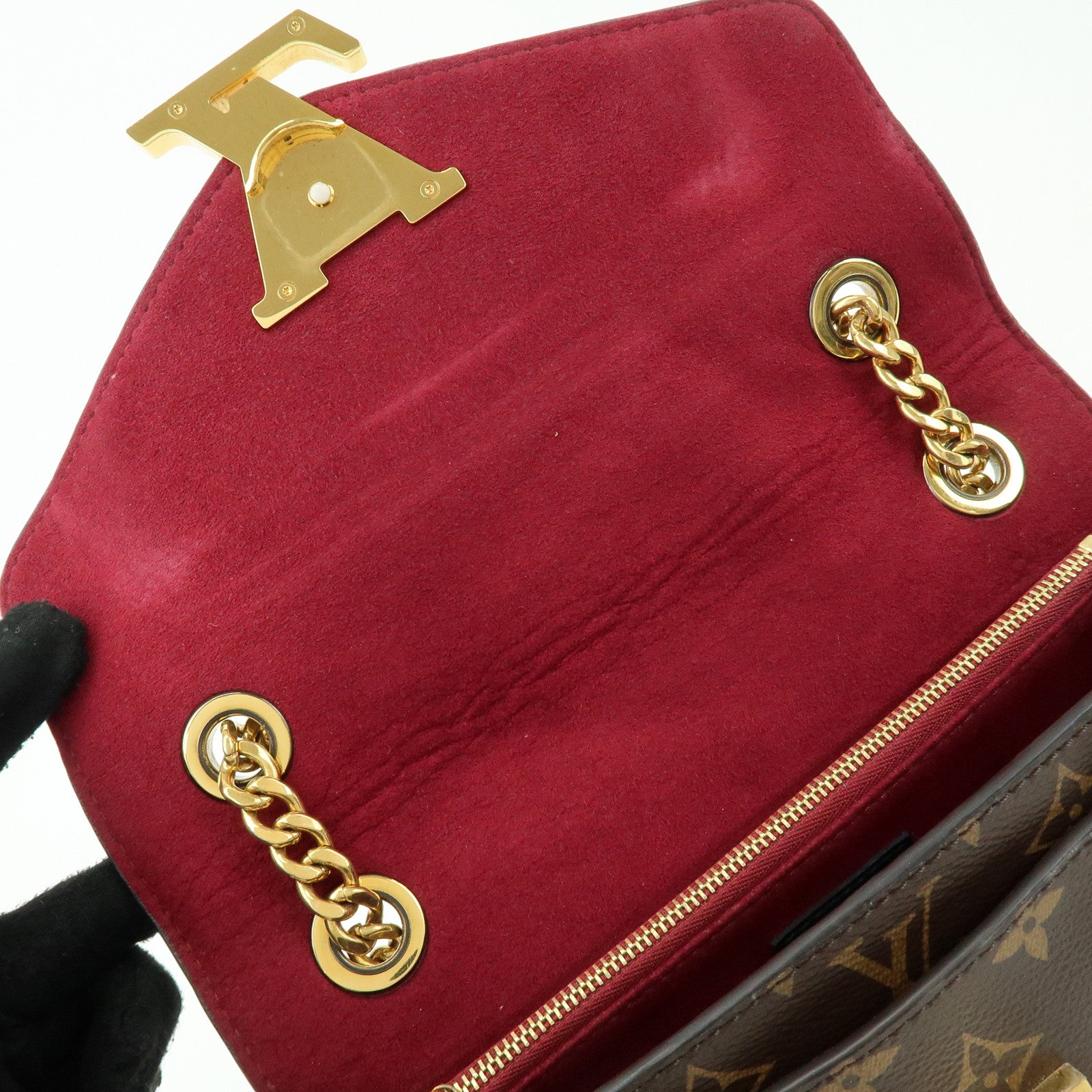 Louis Vuitton Monogram Passy Crossbody Chain Shoulder Bag M45592