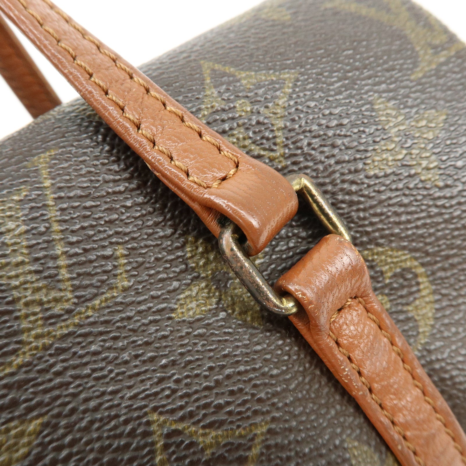 Louis Vuitton Monogram Papillon 26 Hand Bag Brown M51366