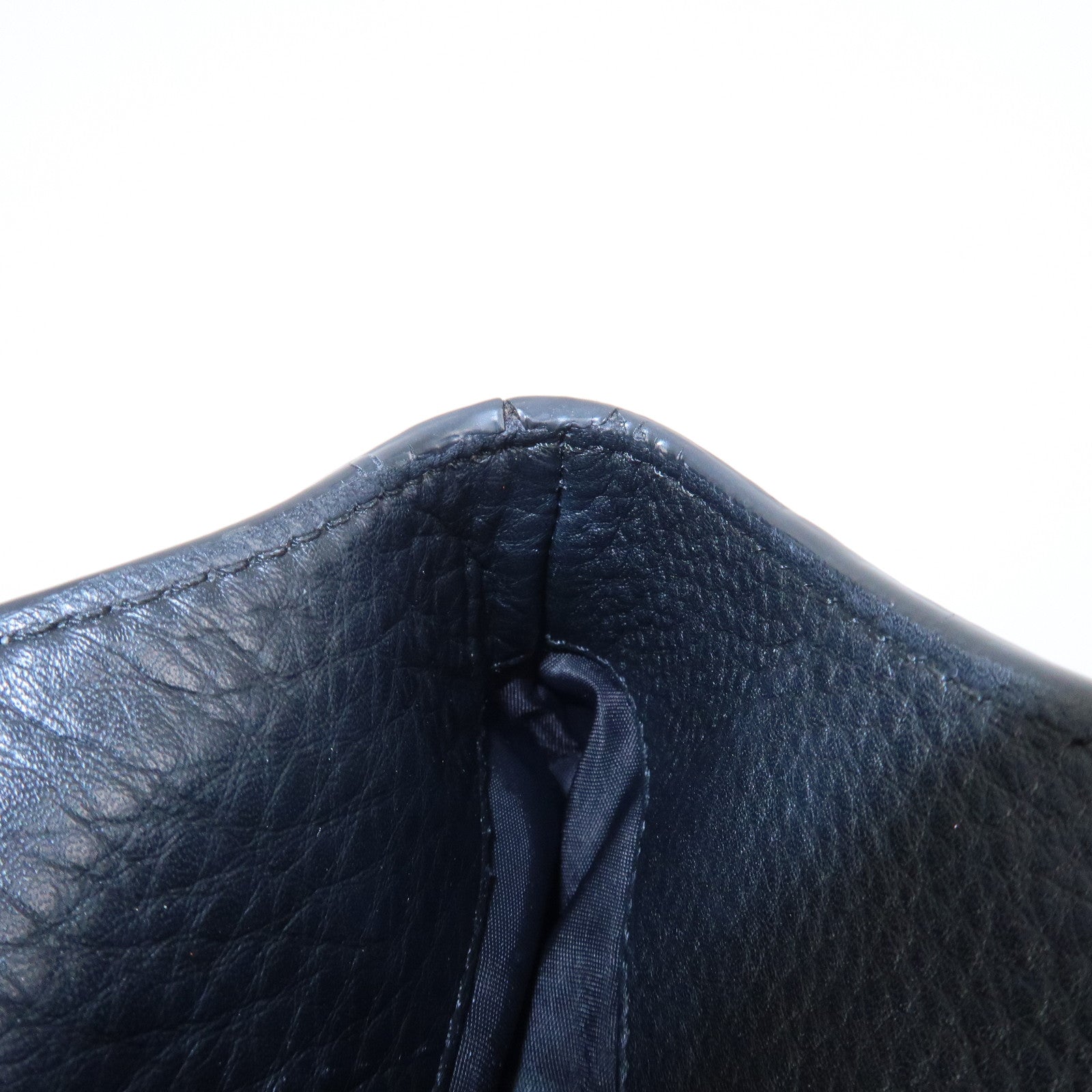 Christian Dior Street Chic Trotter Canvas Leather Tote Bag Black Used