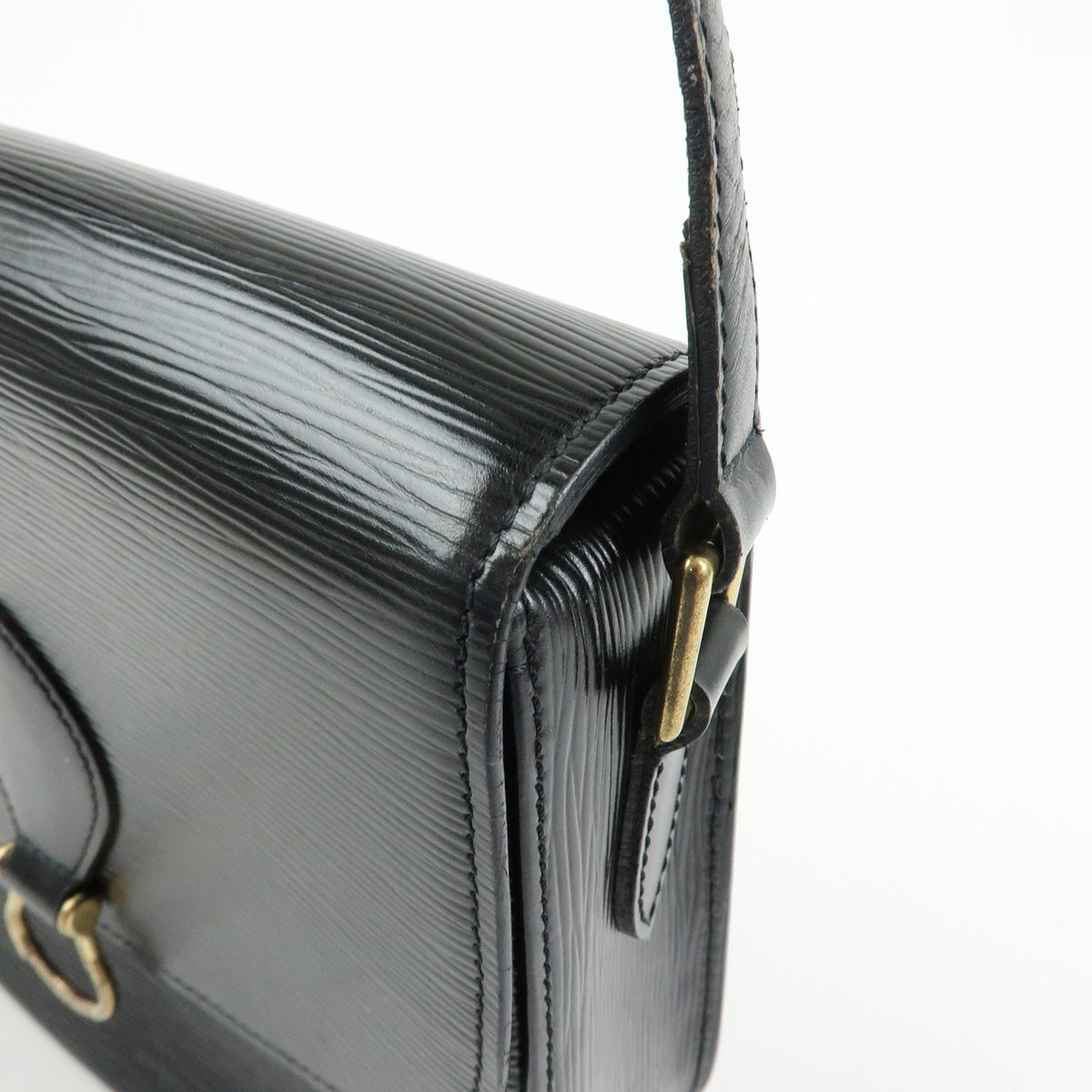 Louis Vuitton Epi Saint Cloud Shoulder Bag Black Noir M52192