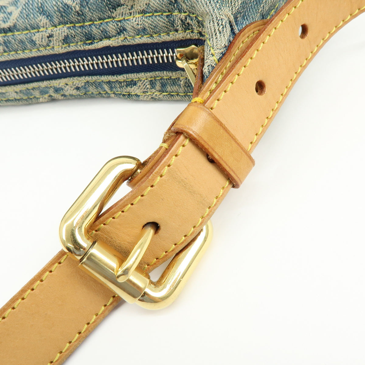 Louis Vuitton Monogram Denim Baggy PM 2Way Bag Shoulder Bag M95049