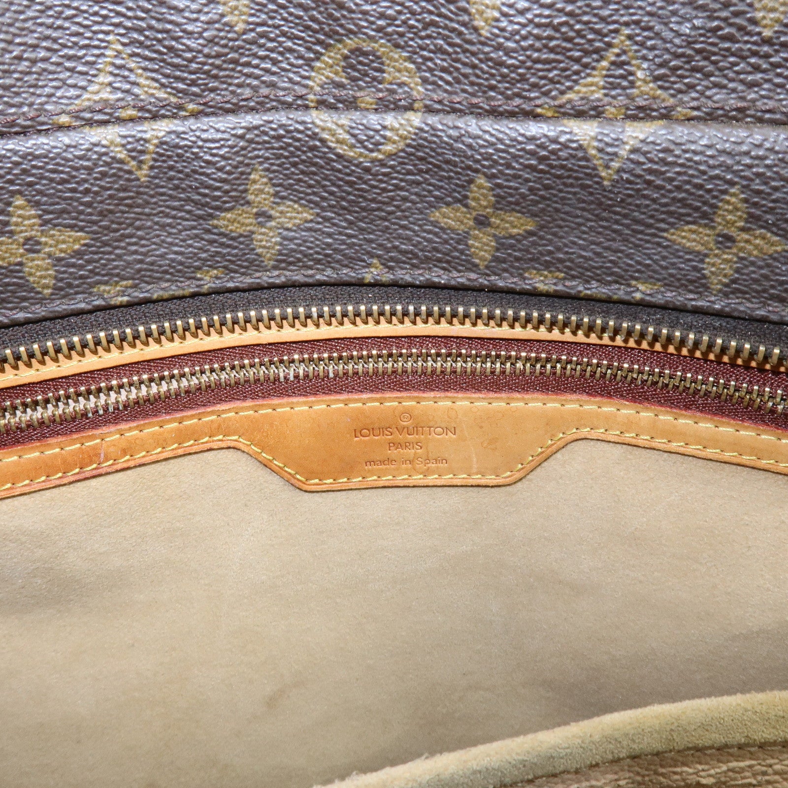 Louis Vuitton Monogram Luco Tote Bag Shoulder Bag Brown M51155