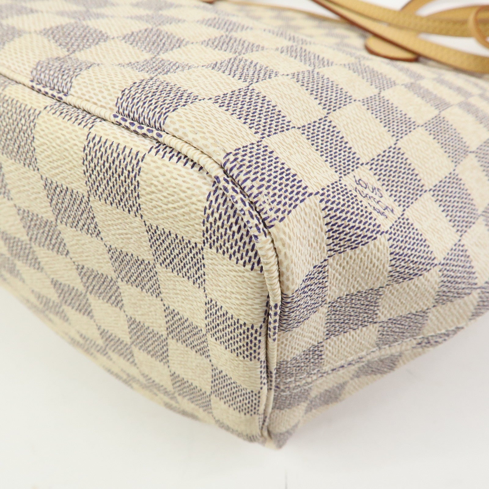 Louis Vuitton Damier Azur Neverfull MM Tote Bag Shoulder Bag N41361