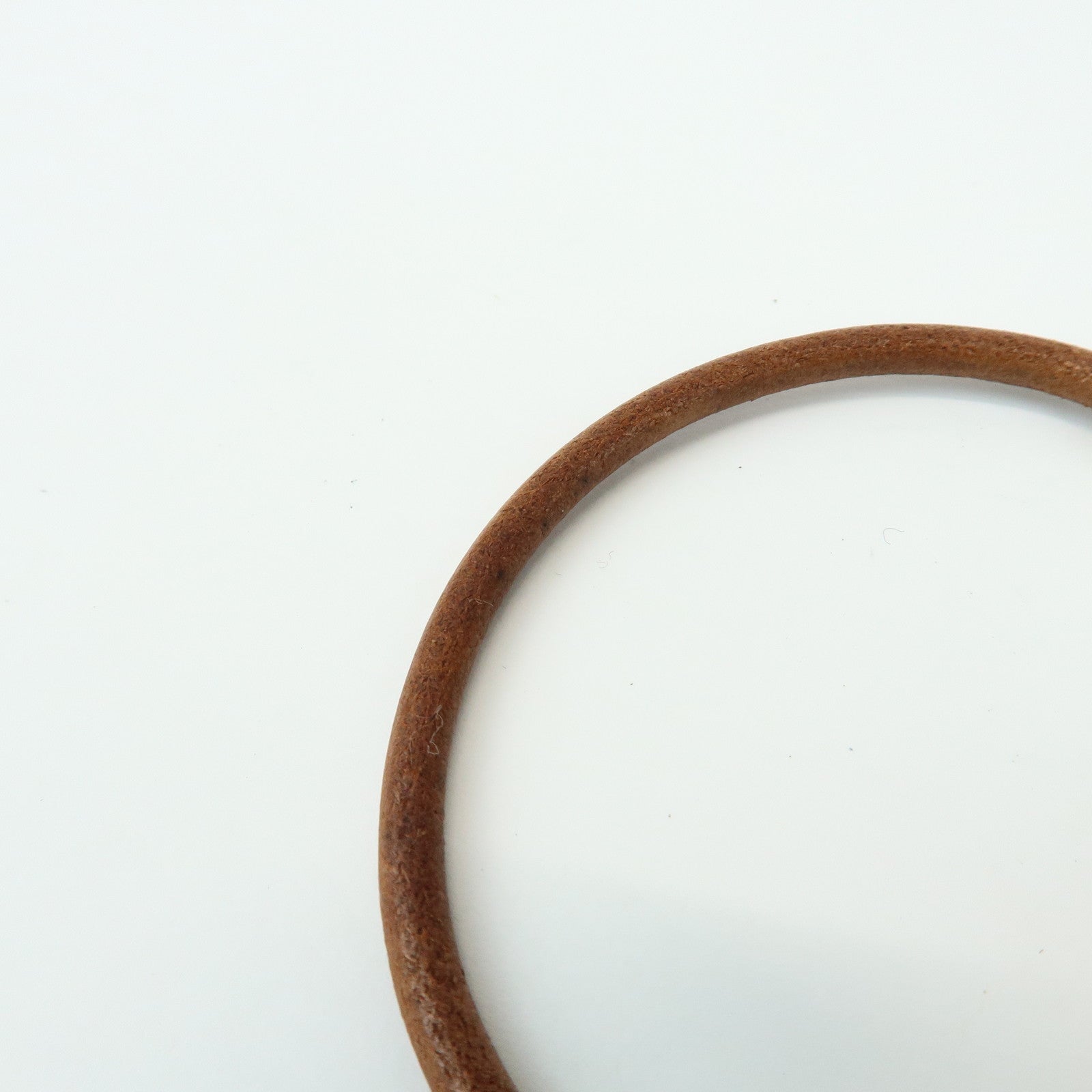 HERMES Set of 2 Jumbo Choker Jumbo Double Choker Leather Bracelet