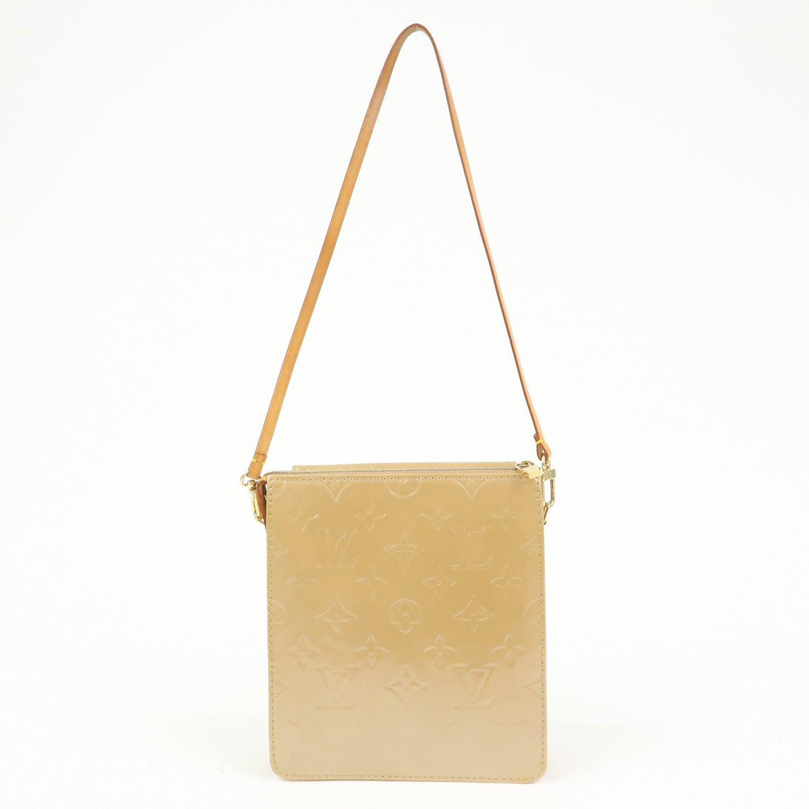 Louis Vuitton Monogram Vernis Motte Shoulder Bag Noisette M91337