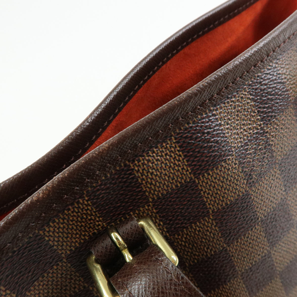 Louis Vuitton Damier Marais Tote Bag Hand Bag Damier Ebene N42240