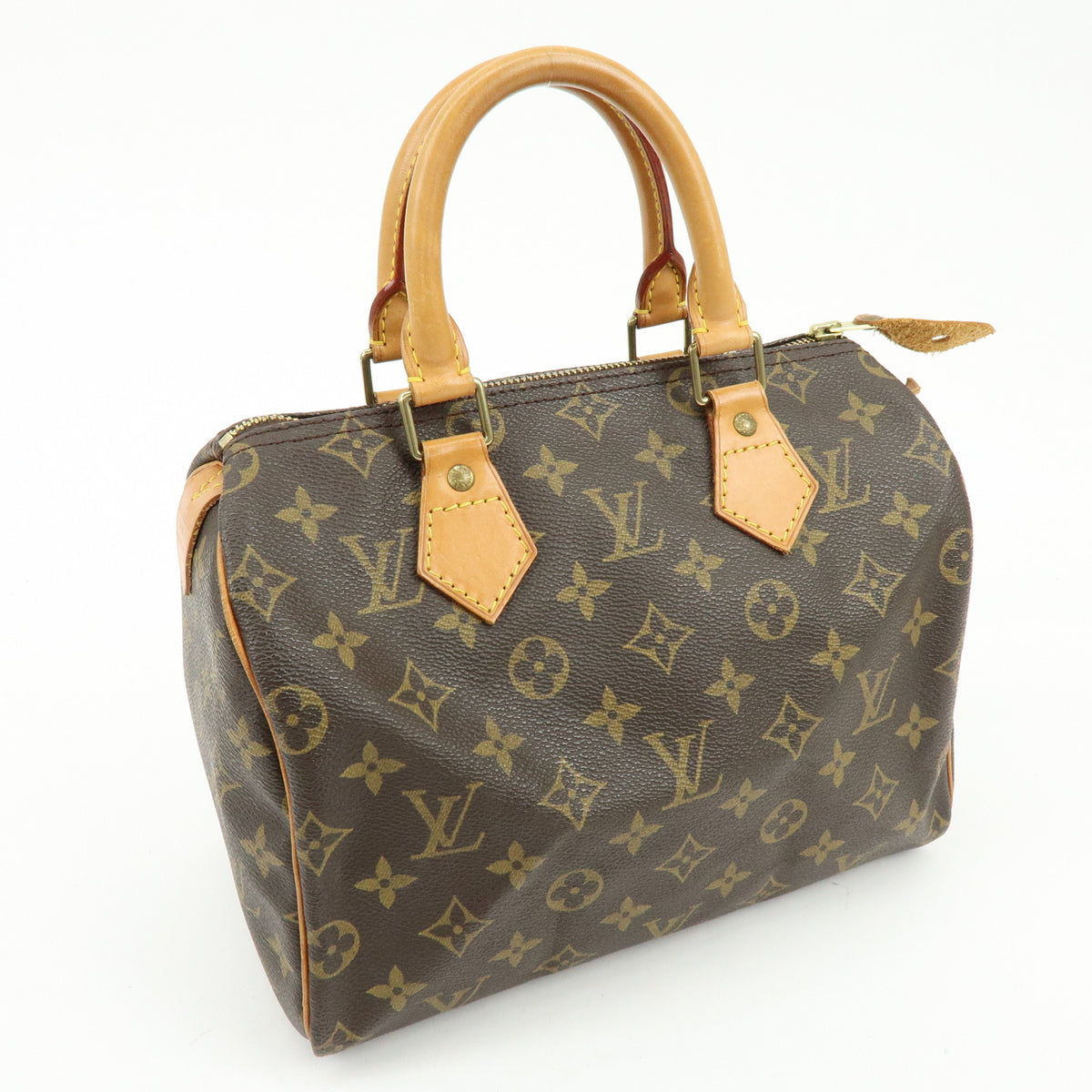 Louis Vuitton Monogram Speedy 25 Boston Bag Hand Bag Brown M41528
