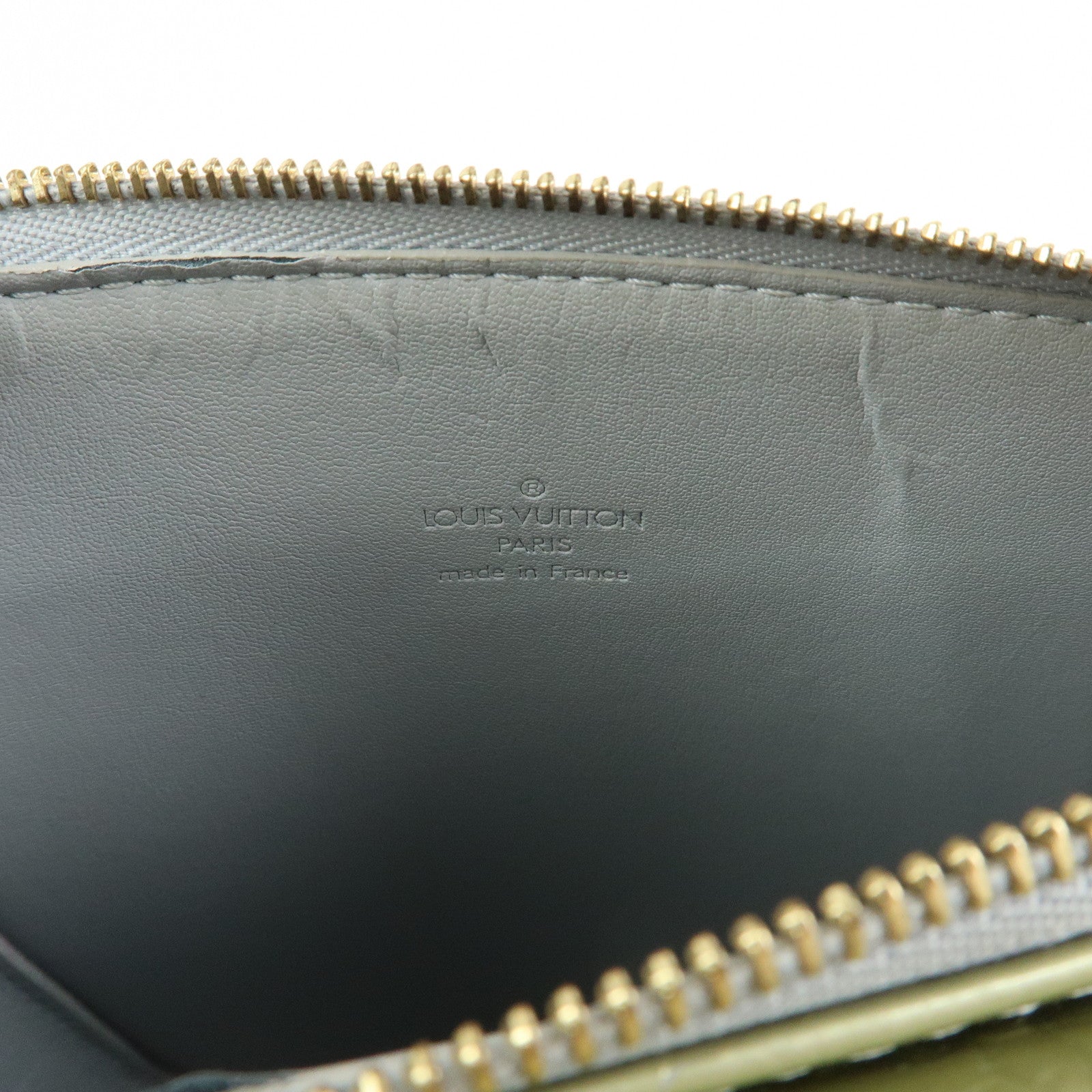 Louis Vuitton Monogram Vernis Leather Mott Shoulder Bag Gris M91030