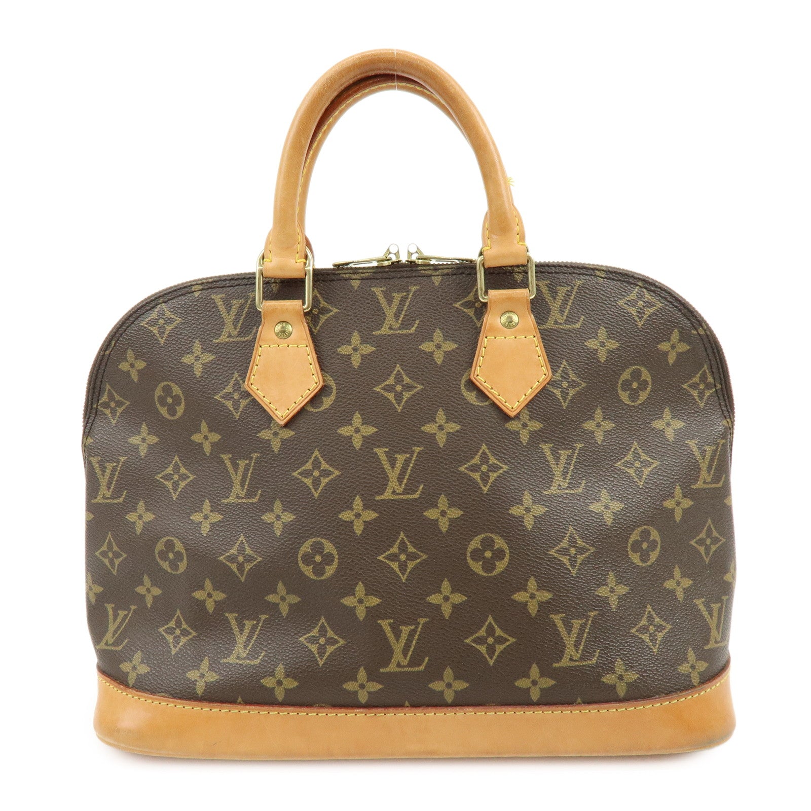 Louis Vuitton Monogram Canvas Alma Hand Bag Brown M51130