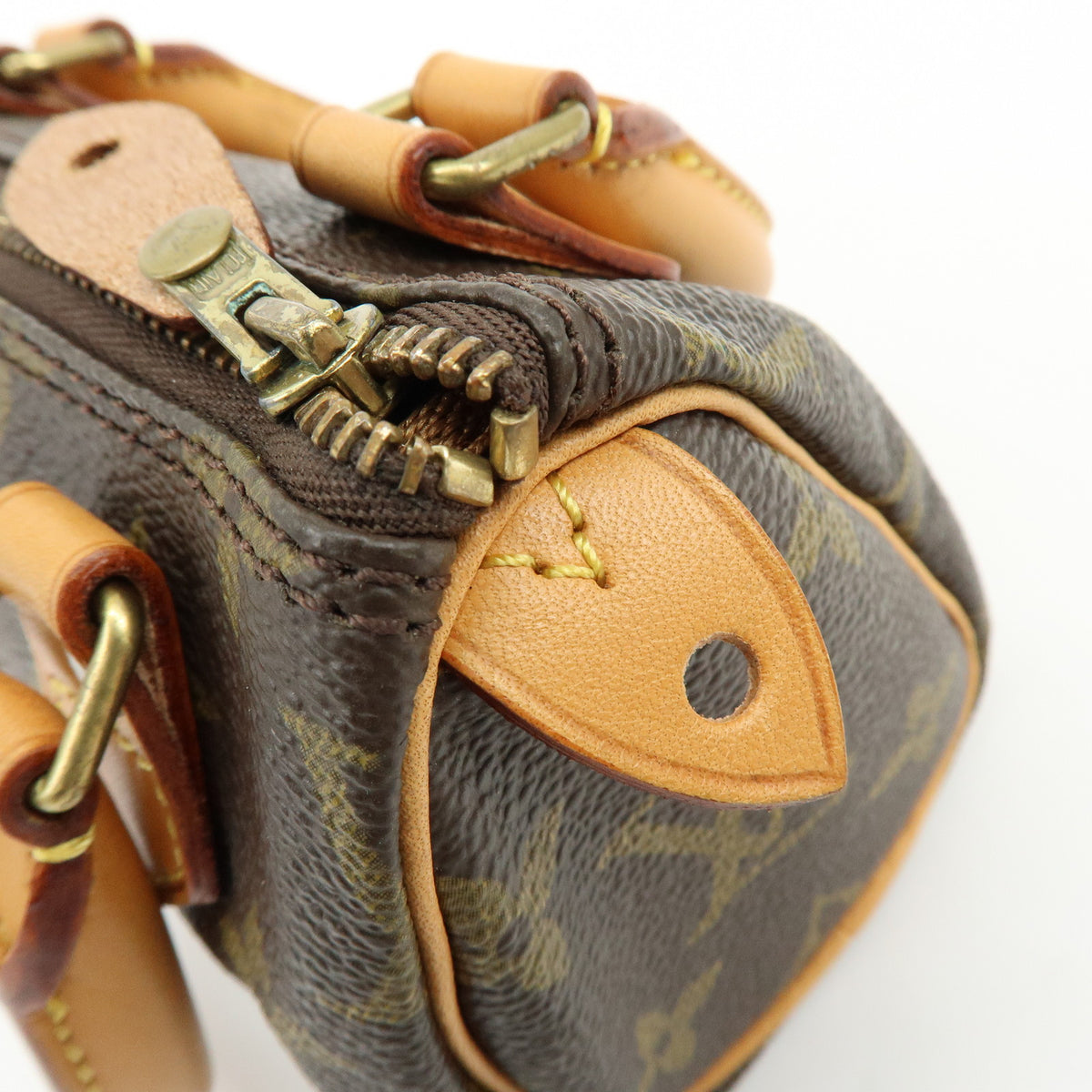 Louis Vuitton Monogram Mini Speedy Hand Bag and Strap M41534 J00109 Lot