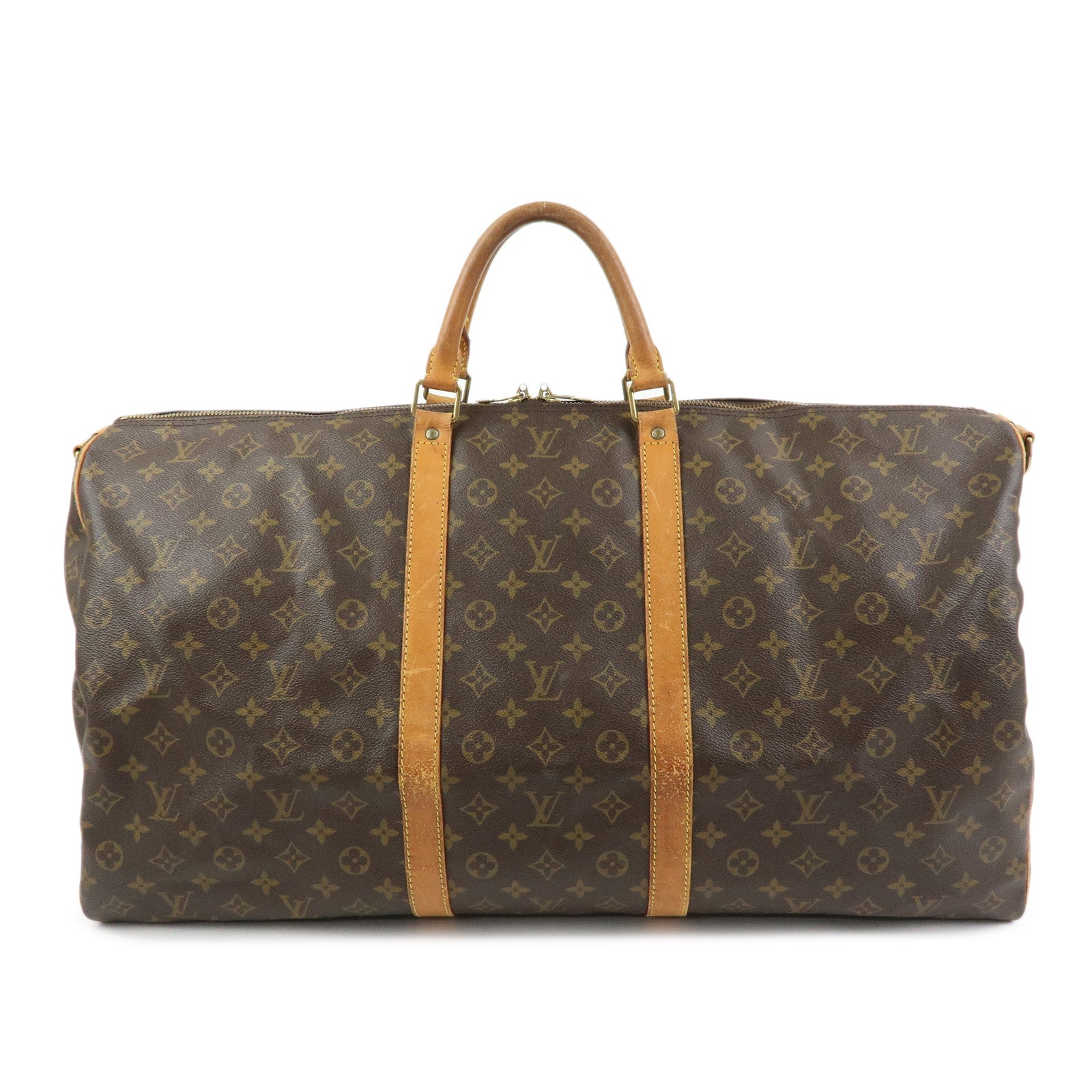 Louis Vuitton Monogram Keep All Bandouliere 60 Boston Bag M41412