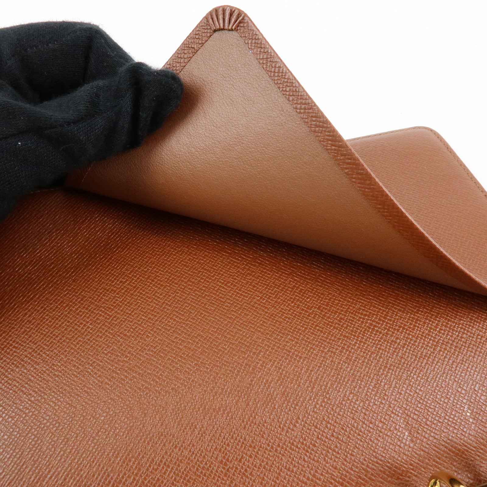 Louis Vuitton Monogram Agenda MM Planner Cover Brown R20105