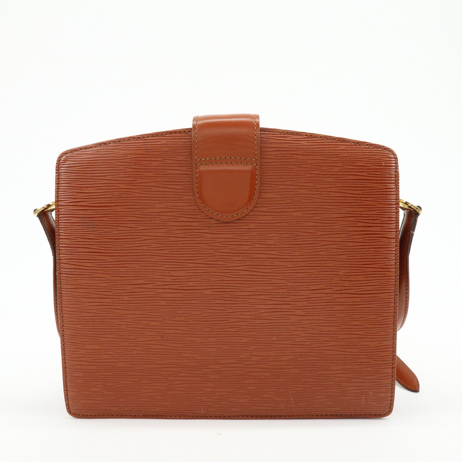 Louis Vuitton Epi Leather Capucines Shoulder Bag Kenya Brown M52343