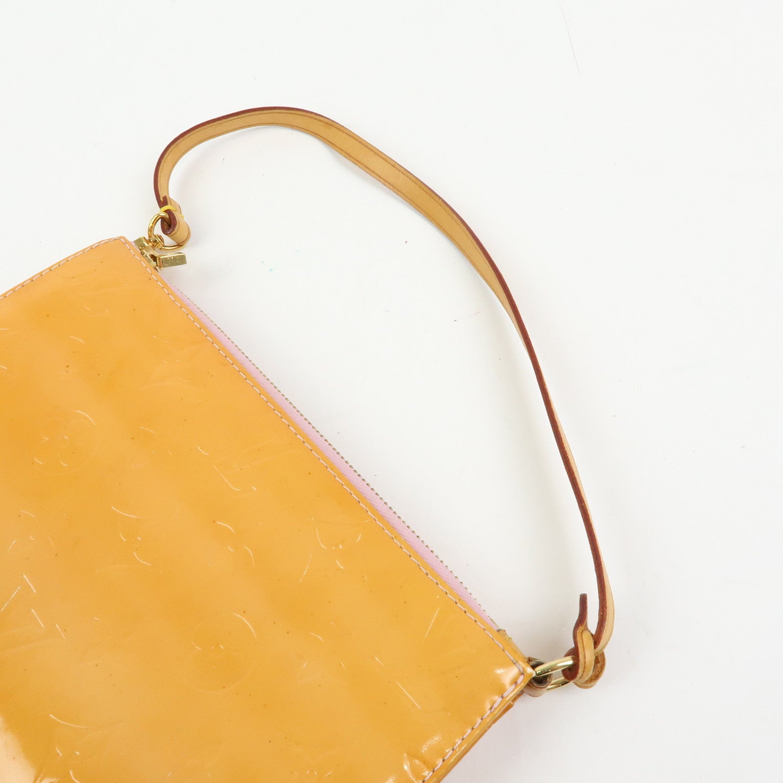 Louis Vuitton Monogram Vernis Lexington Accessoires Pouch Orange M91057