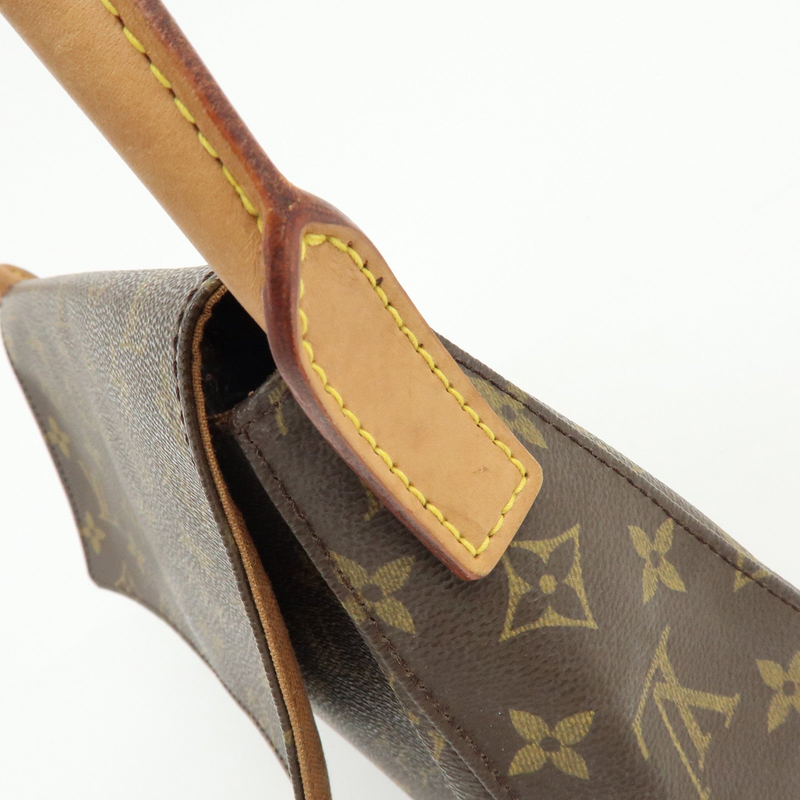 Louis Vuitton Monogram Mini Looping Shoulder Bag Brown M51147