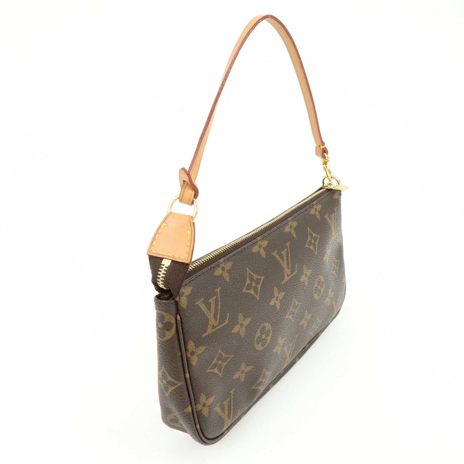Louis Vuitton Monogram Pochette Accessoires Pouch Hand Bag M51980