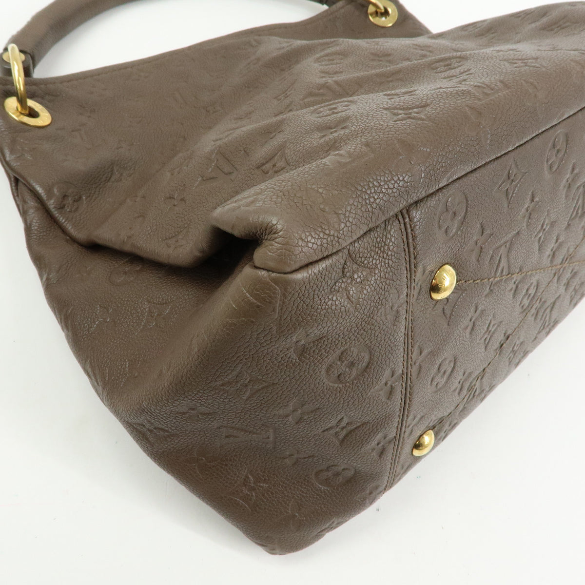 Louis Vuitton Monogram Empreinte Artsy MM Hand Bag Terre M94171