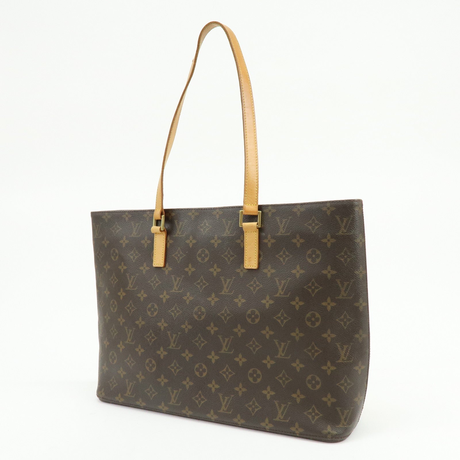 Louis Vuitton Monogram Luco Tote Bag Shoulder Bag Brown M51155