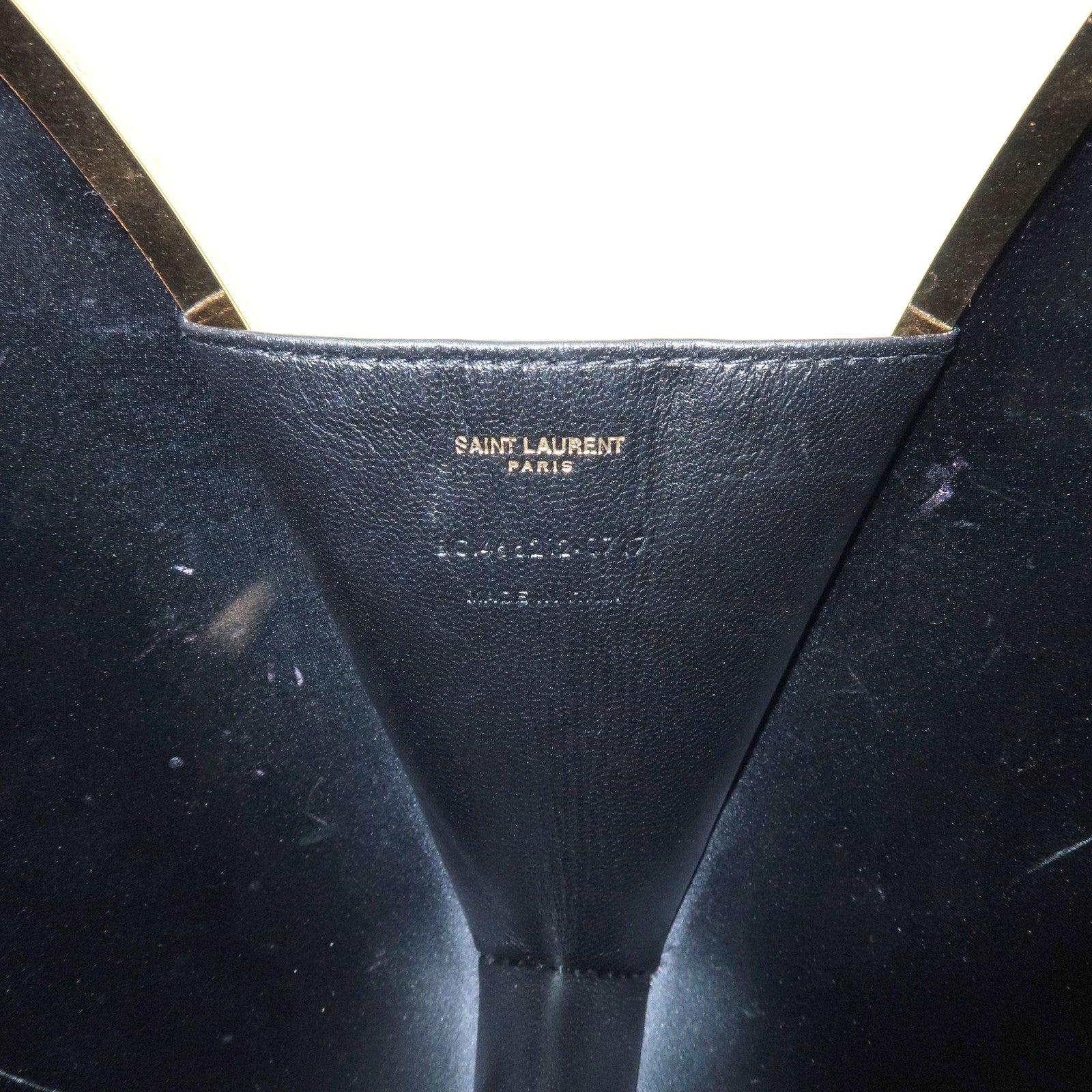 SAINT LAURENT PARIS Cassandra Calf Leather Love Box Bag Bag 466212