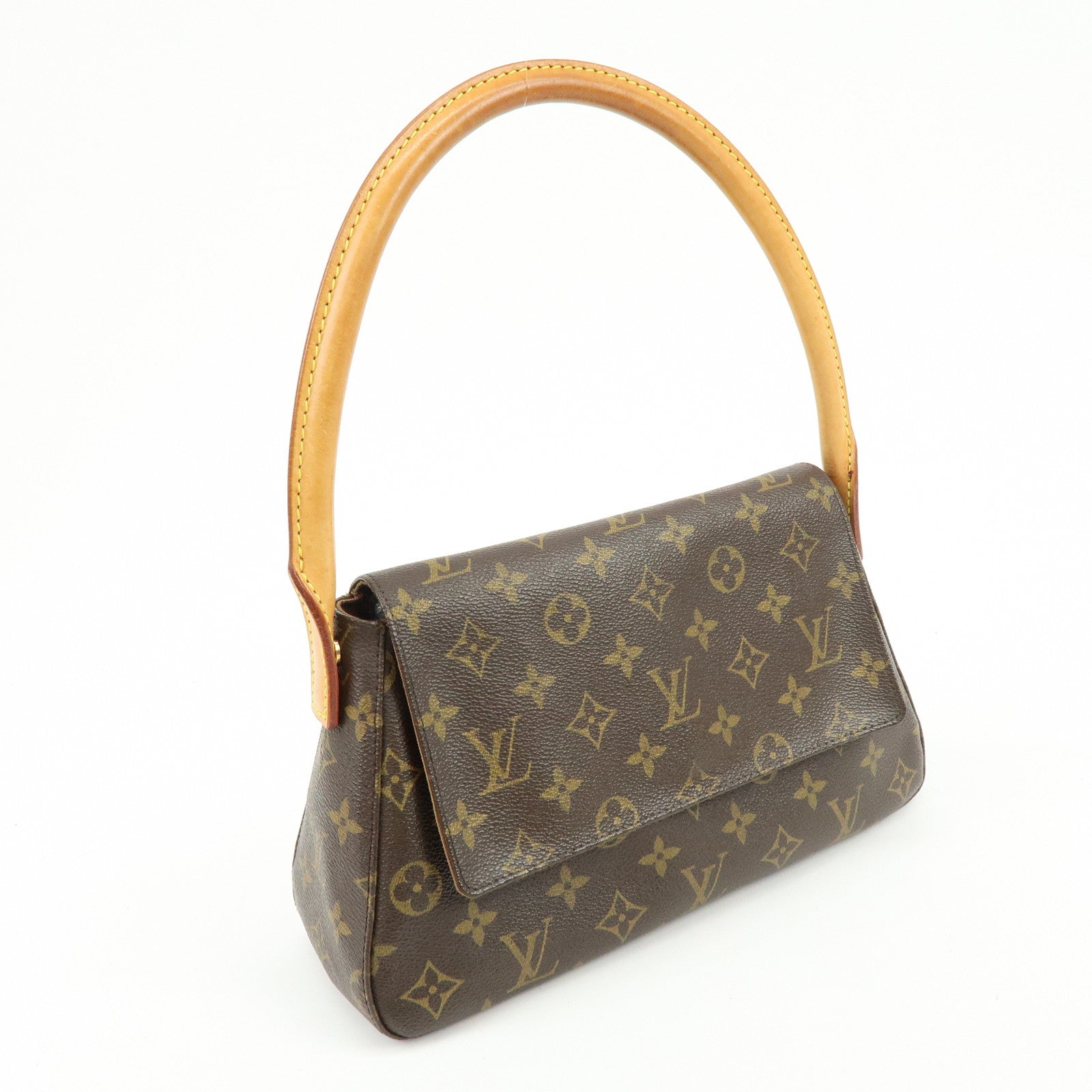 Louis Vuitton Monogram Mini Looping Shoulder Bag Brown M51147