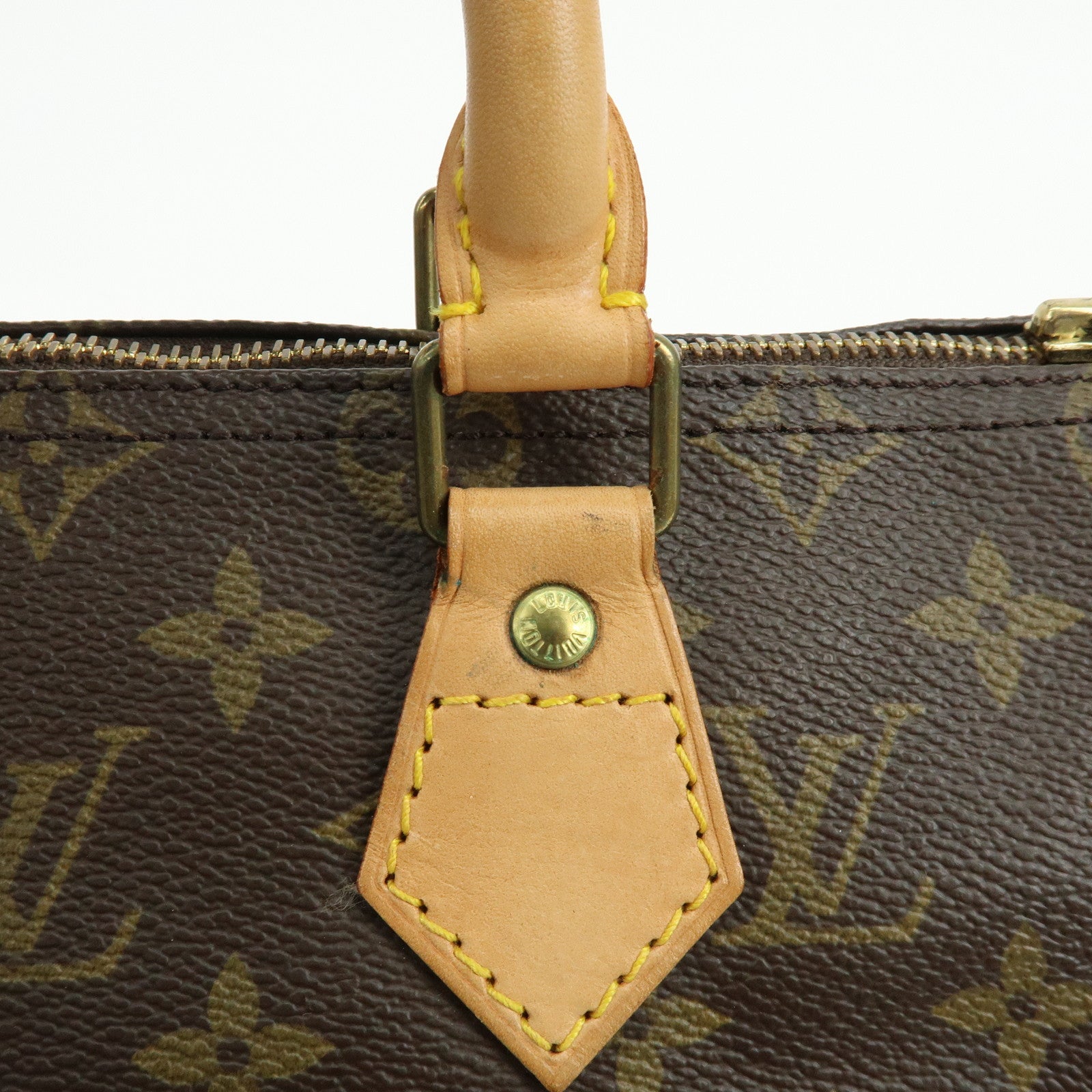 Louis Vuitton Monogram Speedy 25 Boston Bag Hand Bag Brown M41528
