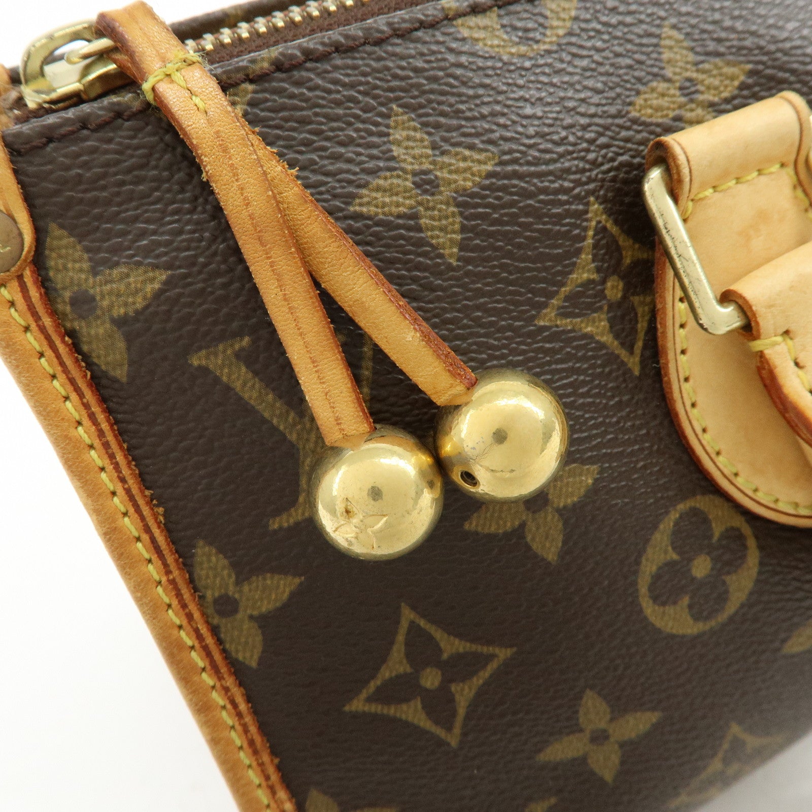 Louis Vuitton Monogram Canvas Popincourt Hand Bag Brown M40009