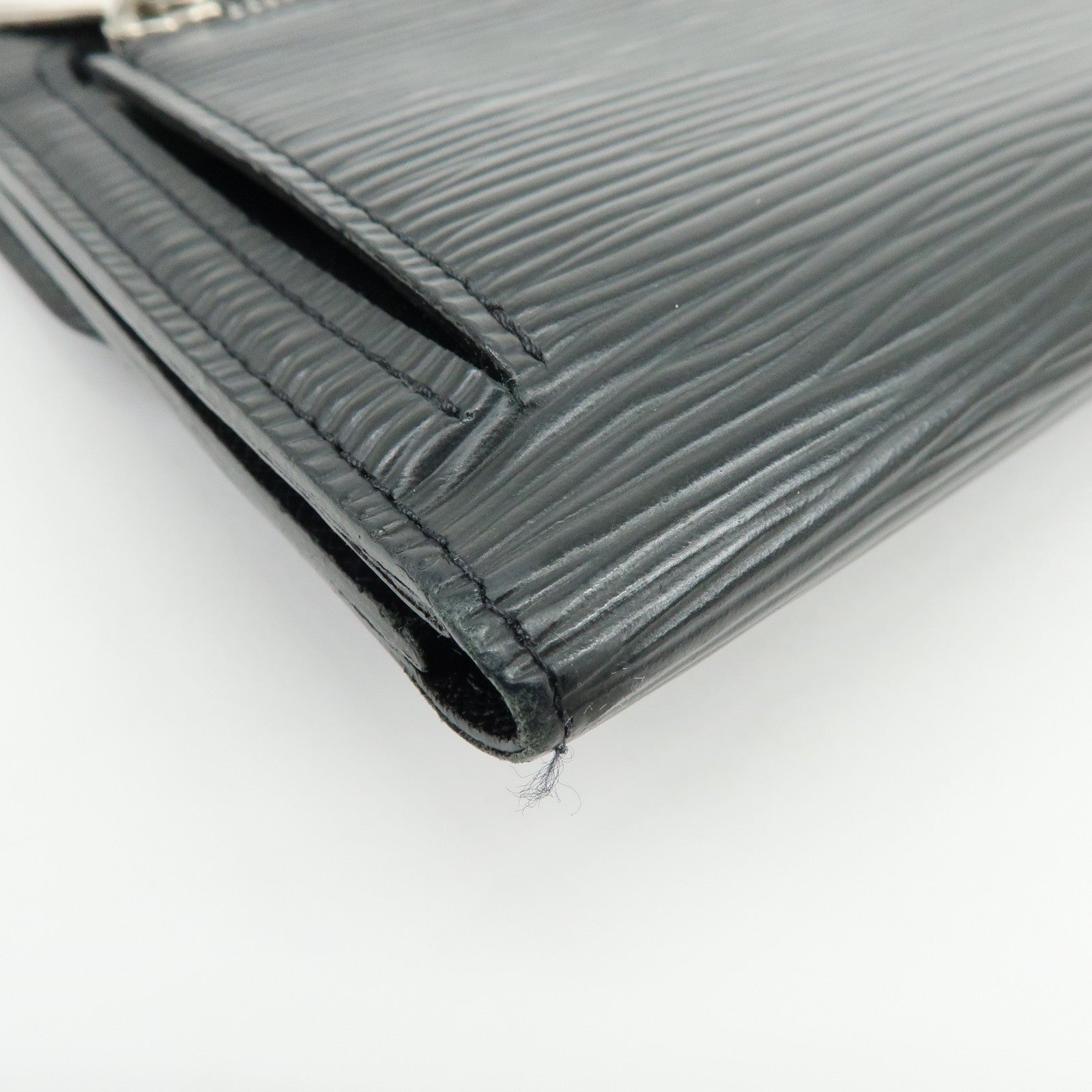 Louis Vuitton Epi Leather Portefeuille Eugenie Long Wallet Noir M63882