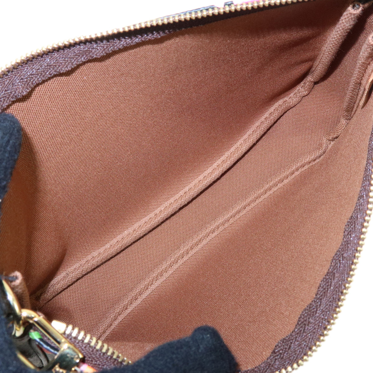 Louis Vuitton Monogram Rose Pochette Accessoires Pouch Brown M48615