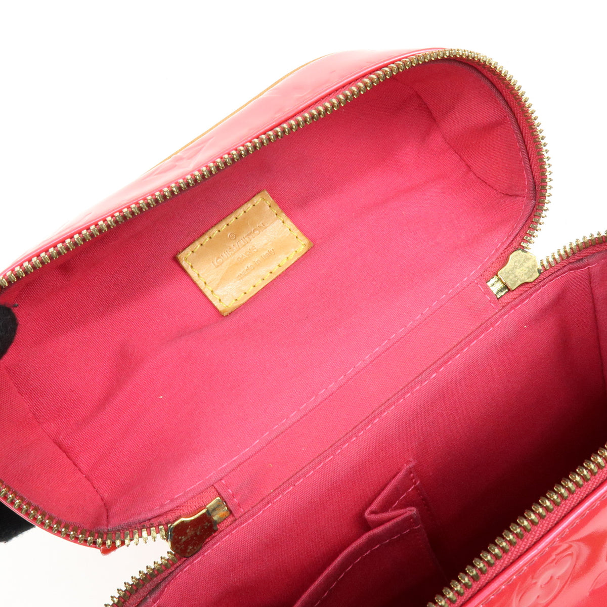 Louis Vuitton Monogram Vernis Sullivan Vertical Fuchsia Pink M91259