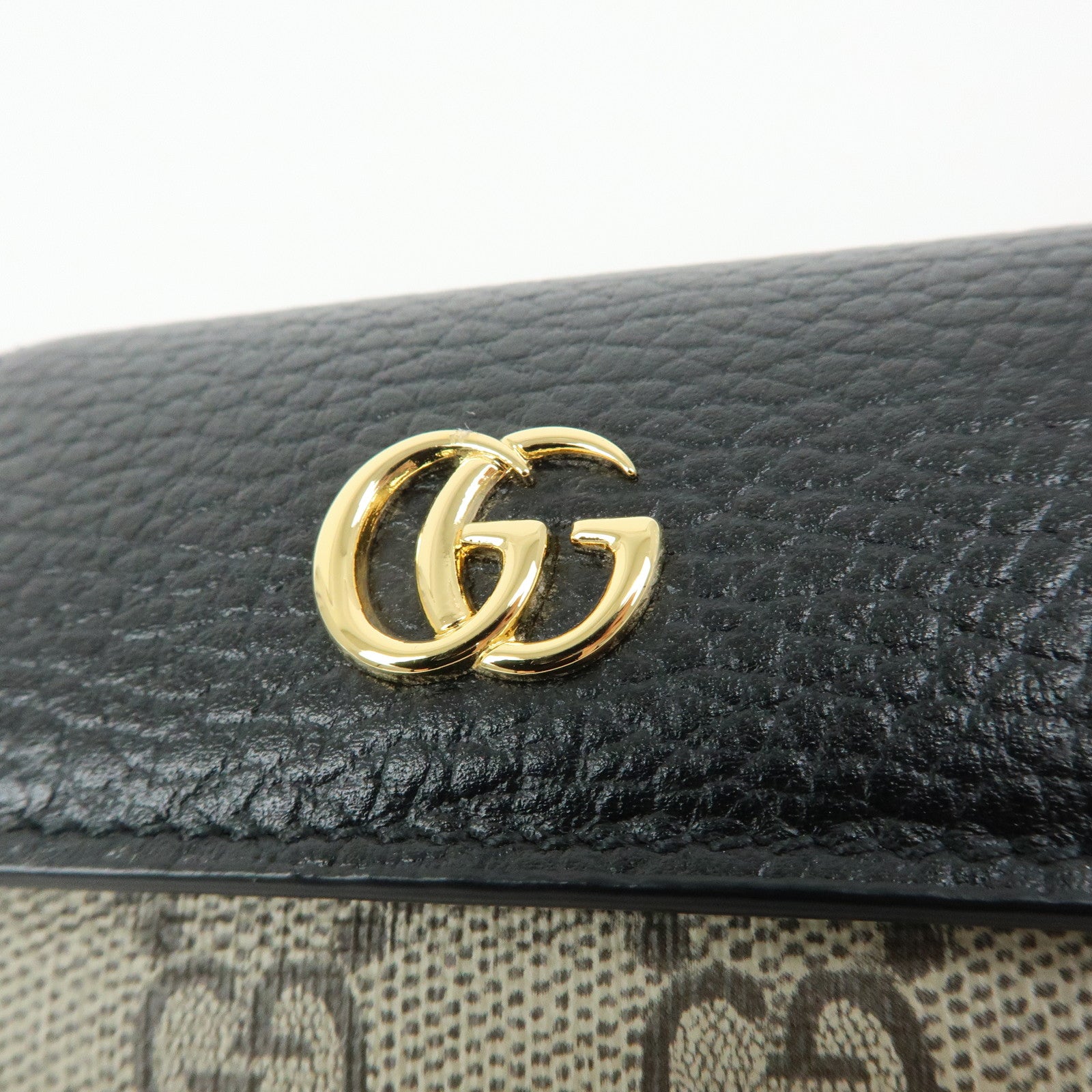GUCCI GG Marmont Double G Leather 6 Ring Key Case Key Holder 456118