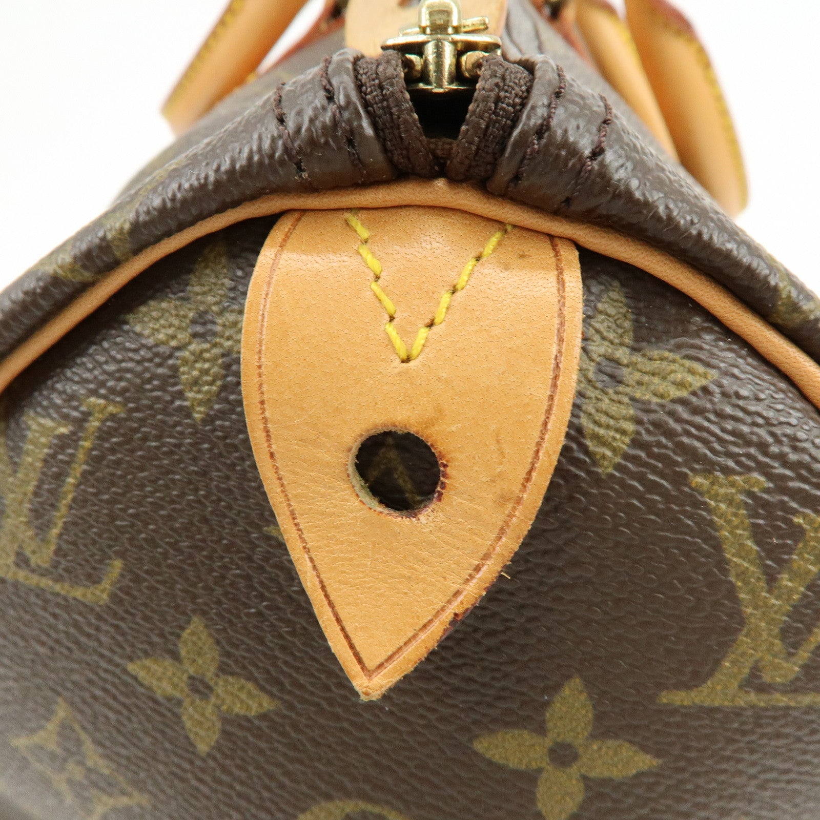 Louis Vuitton Monogram Speedy 40 Hand Bag Boston Bag Brown M41522