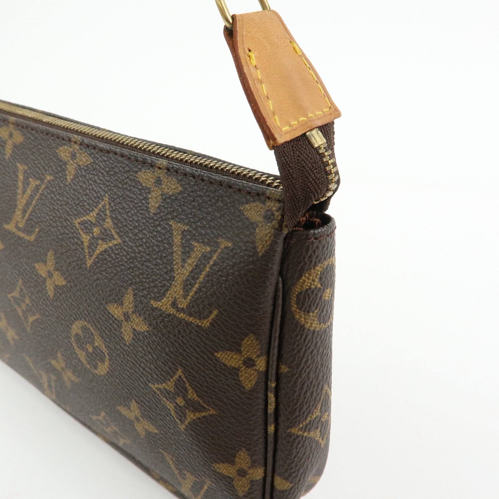 Louis Vuitton Monogram Pochette Accessoires Pouch Hand Bag M51980