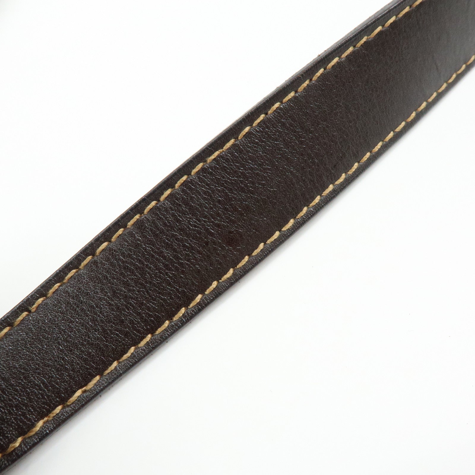 FENDI Zucca Jacquard Canvas Leather Shoulder Bag Brown Black