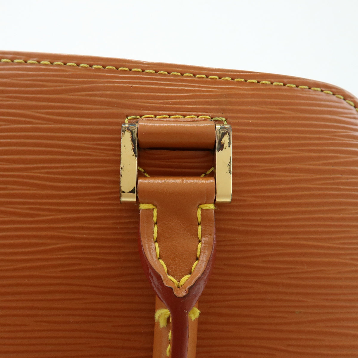 Louis Vuitton Epi Pont Neuf Leather Hand Bag Zipang Gold M52058