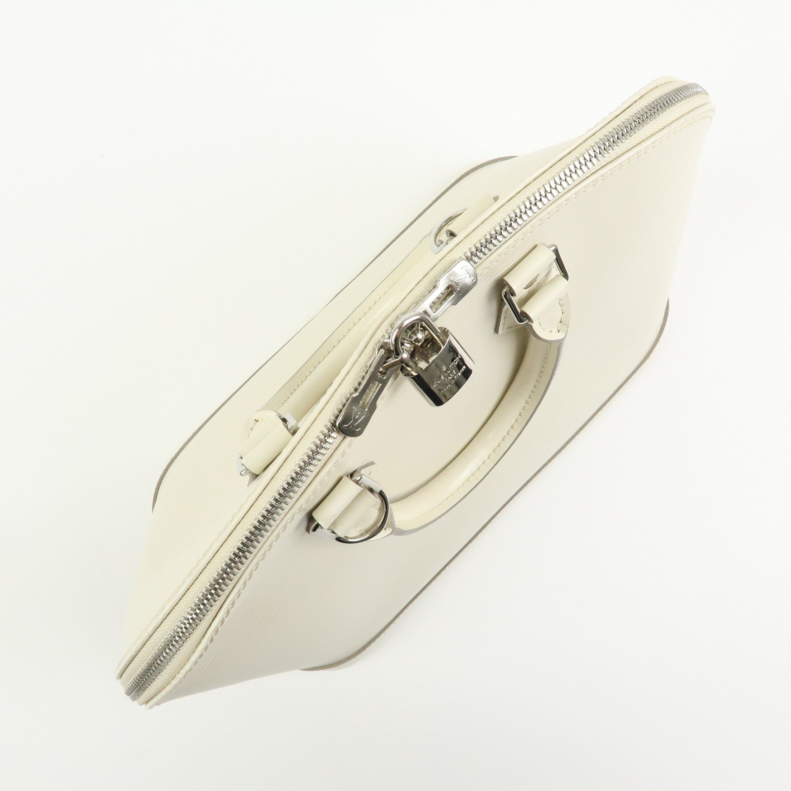 Louis Vuitton Epi Alma PM Hand Bag White Ivoire M5280J