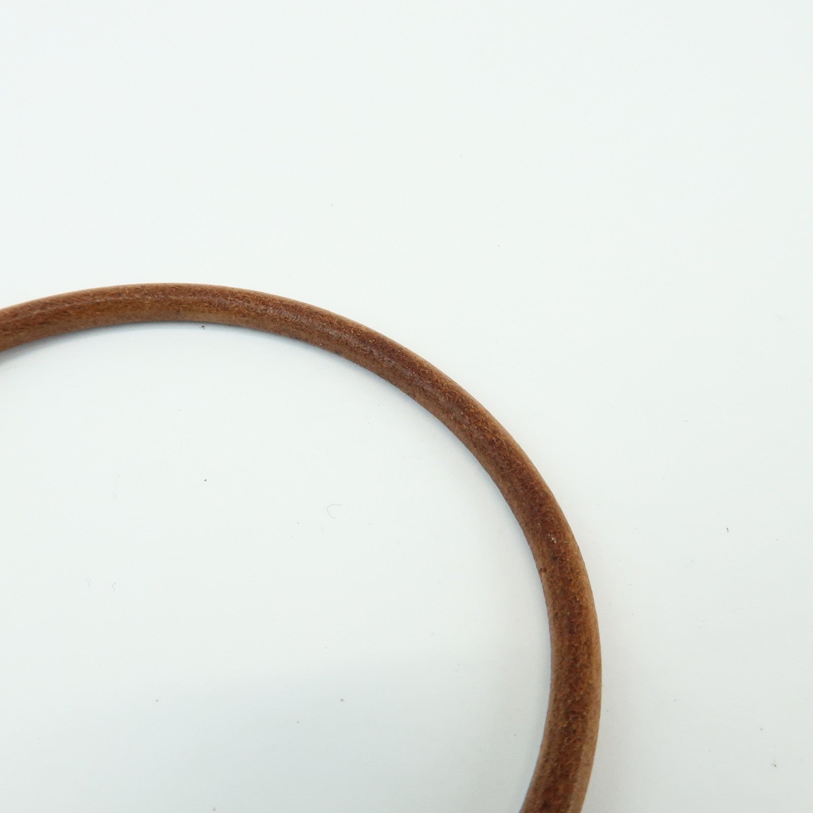 HERMES Set of 2 Jumbo Choker Jumbo Double Choker Leather Bracelet